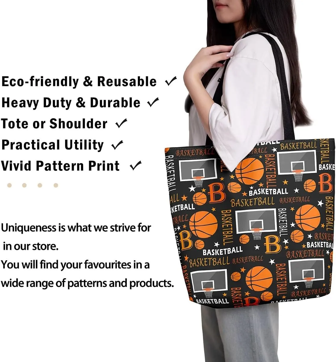 Castle Fairy Baseball Canvas Tote Bag for Adults