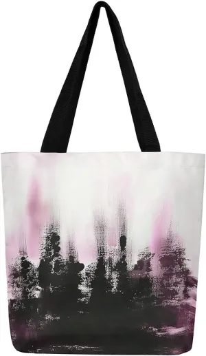 Castle Fairy Violet Canvas Tote Bag for Adults