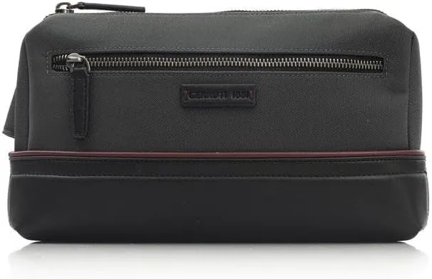 Cerruti 1881 Gray Nylon Men Men's Clutch
