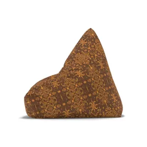 Chic Geometrical Bean Bag Cover for Luxe Comfort
