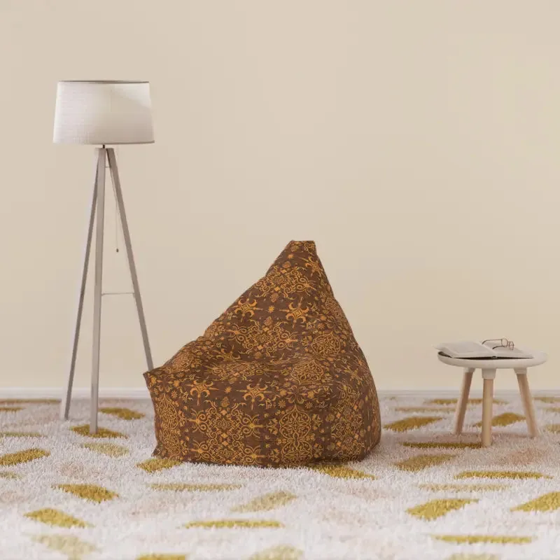 Chic Geometrical Bean Bag Cover for Luxe Comfort