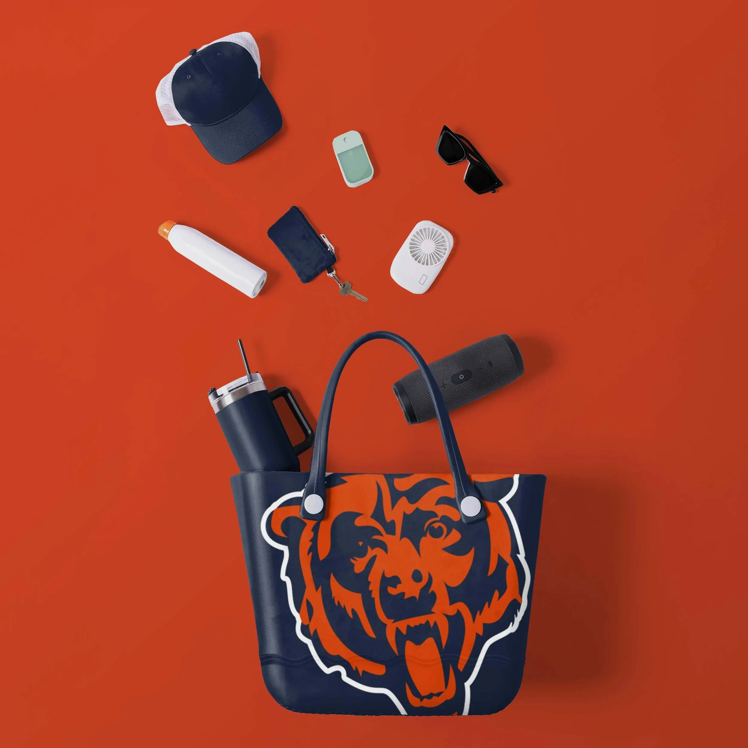 Chicago Bears Big Logo Tailgate Tote Bag