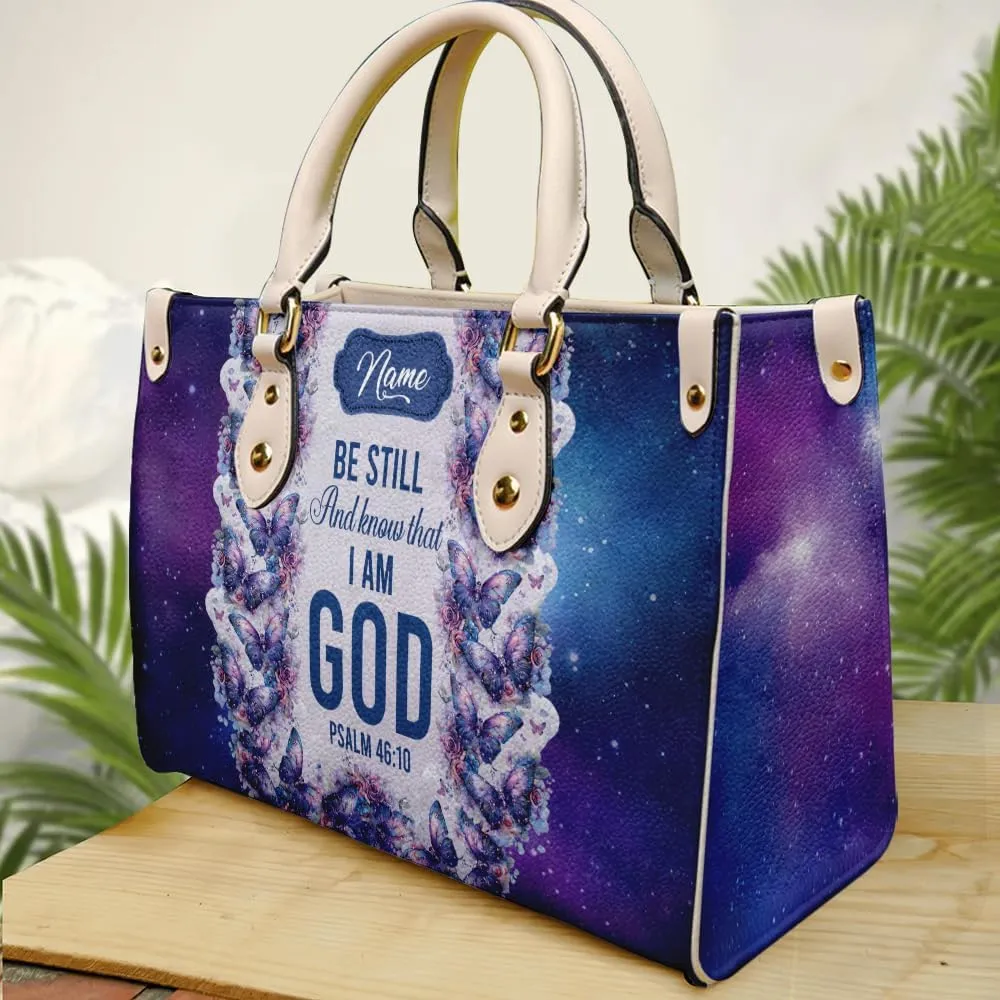 Christian Personalized Leather Handbag – Custom Name Women's Bag, Mother's Day, Birthday, Christmas Gift