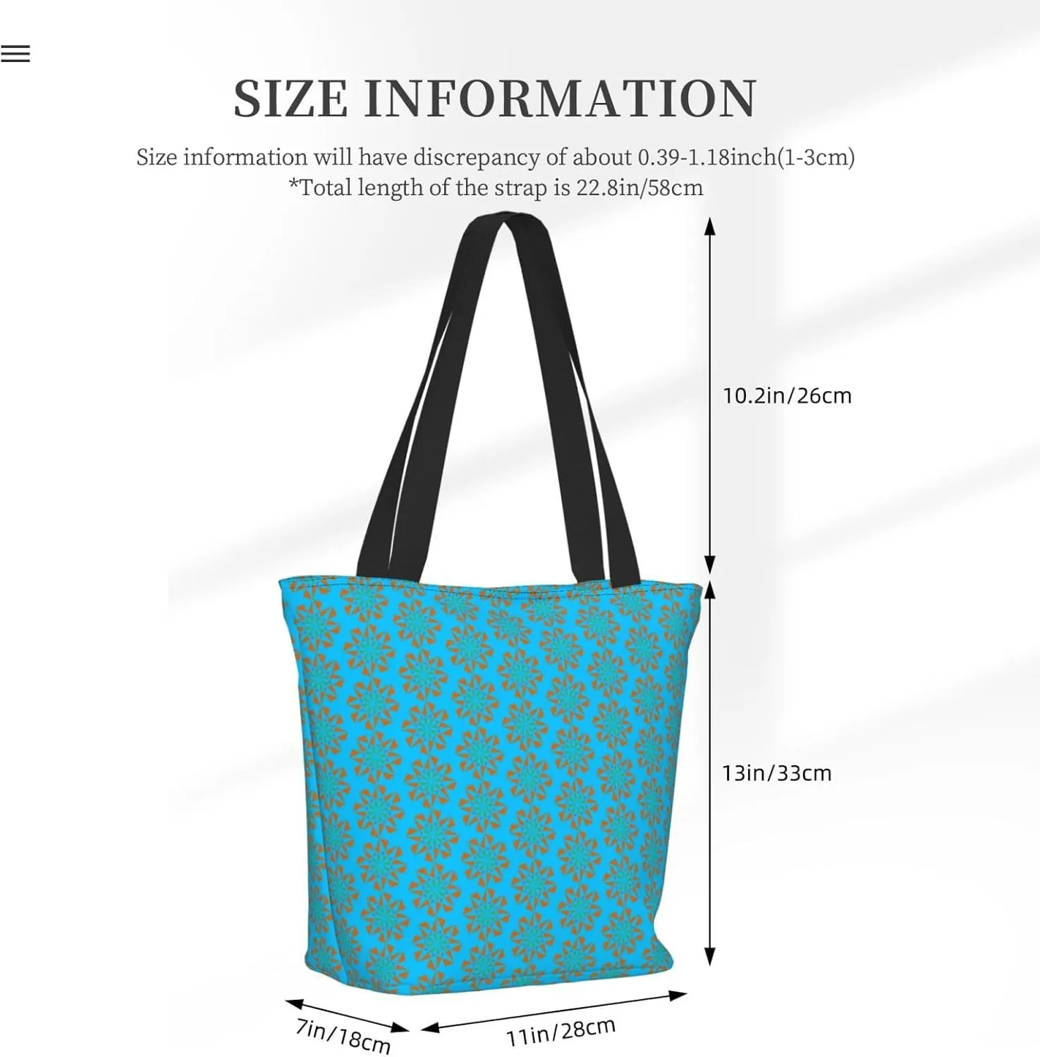 Christmas Golden Snowflakes Stars Tote Bag Women Reusable Shopping Bags Shoulder Bag Portable Storage HandBags