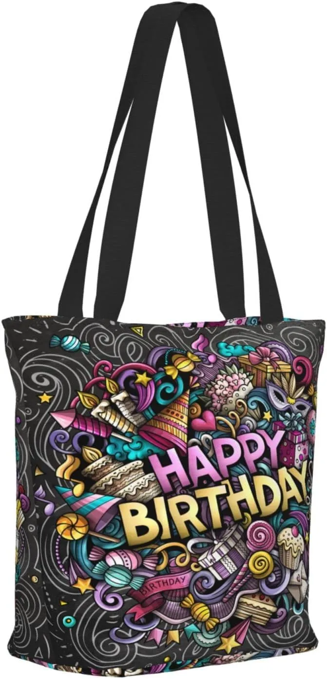 Christmas Golden Snowflakes Stars Tote Bag Women Reusable Shopping Bags Shoulder Bag Portable Storage HandBags