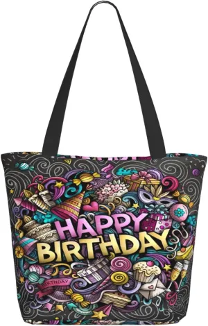 Christmas Golden Snowflakes Stars Tote Bag Women Reusable Shopping Bags Shoulder Bag Portable Storage HandBags