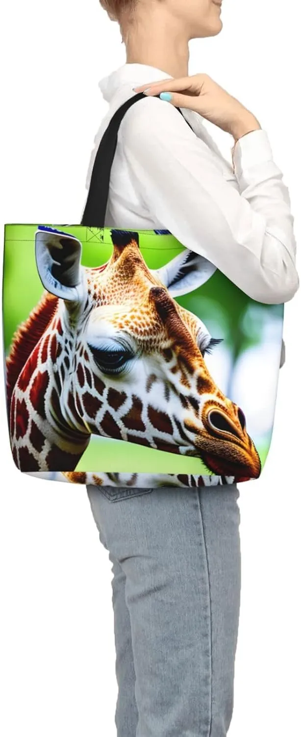 Christmas Snowman 4 Print Tote Bag Casual Shoulder Bag Handbag Reusable Shopping Travel Bag Gifts For Women