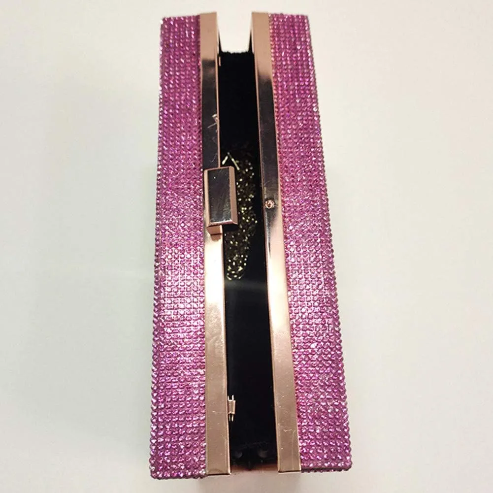 Classic Dollar Style Evening Bags With Diamond Shoulder Bag Wallet Clutch