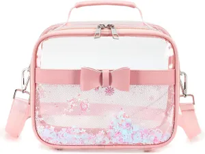 Clear Purses for Women Stadium Approved Clear Bags Small Crossbody Bag Handbags Transparent Tote Bag Wallet Pouch