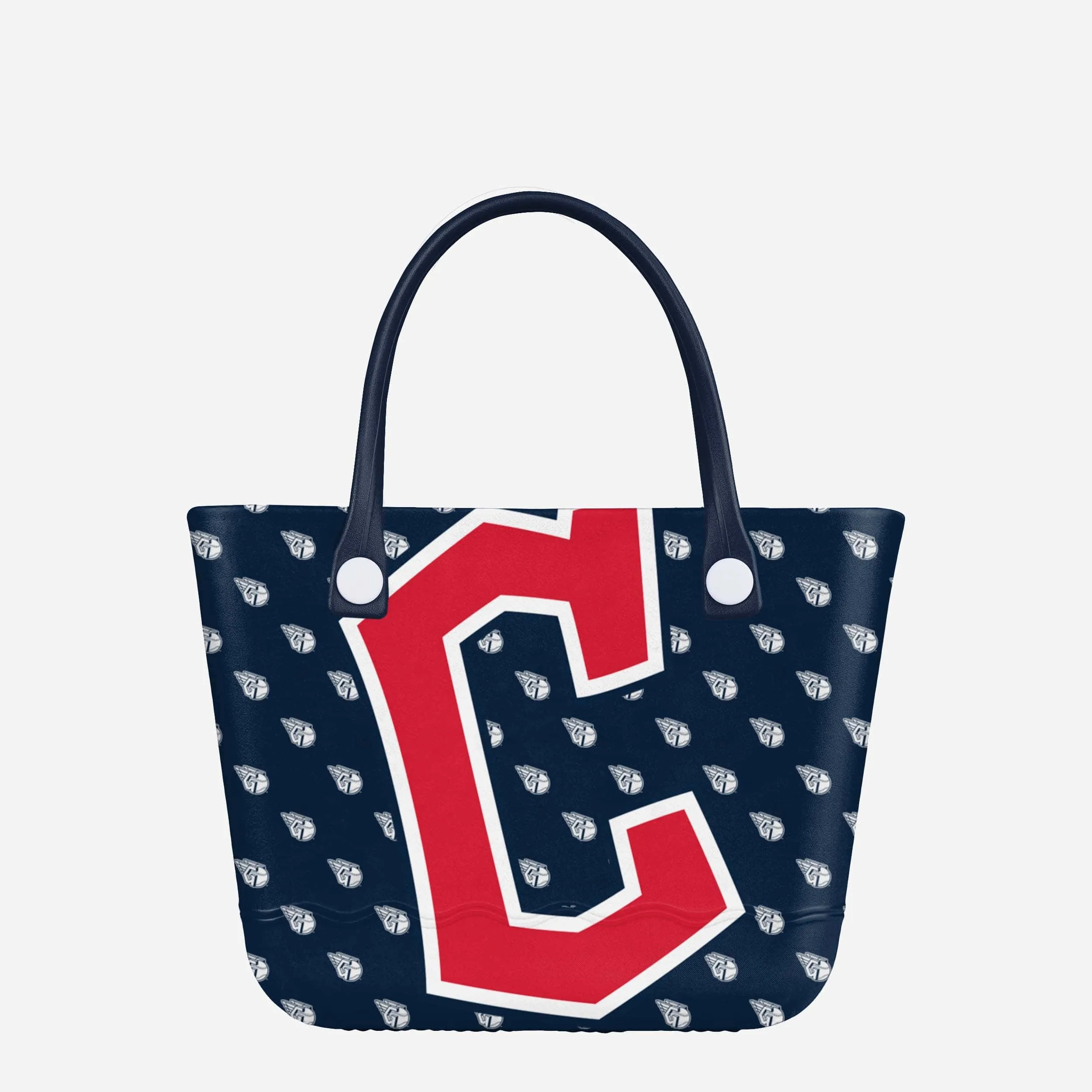 Cleveland Guardians Big Logo Mini Print Tailgate Tote Bag