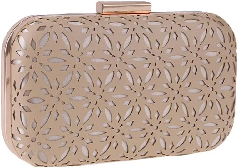 Clutch PU Hollow European and American women's dinner party clutch bag cheongsam bag