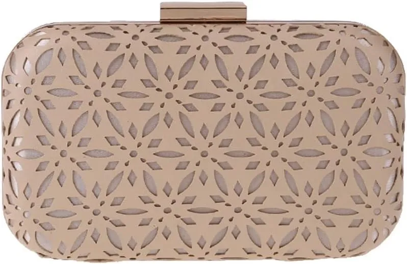 Clutch PU Hollow European and American women's dinner party clutch bag cheongsam bag