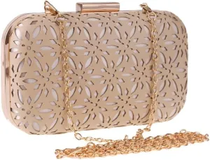 Clutch PU Hollow European and American women's dinner party clutch bag cheongsam bag