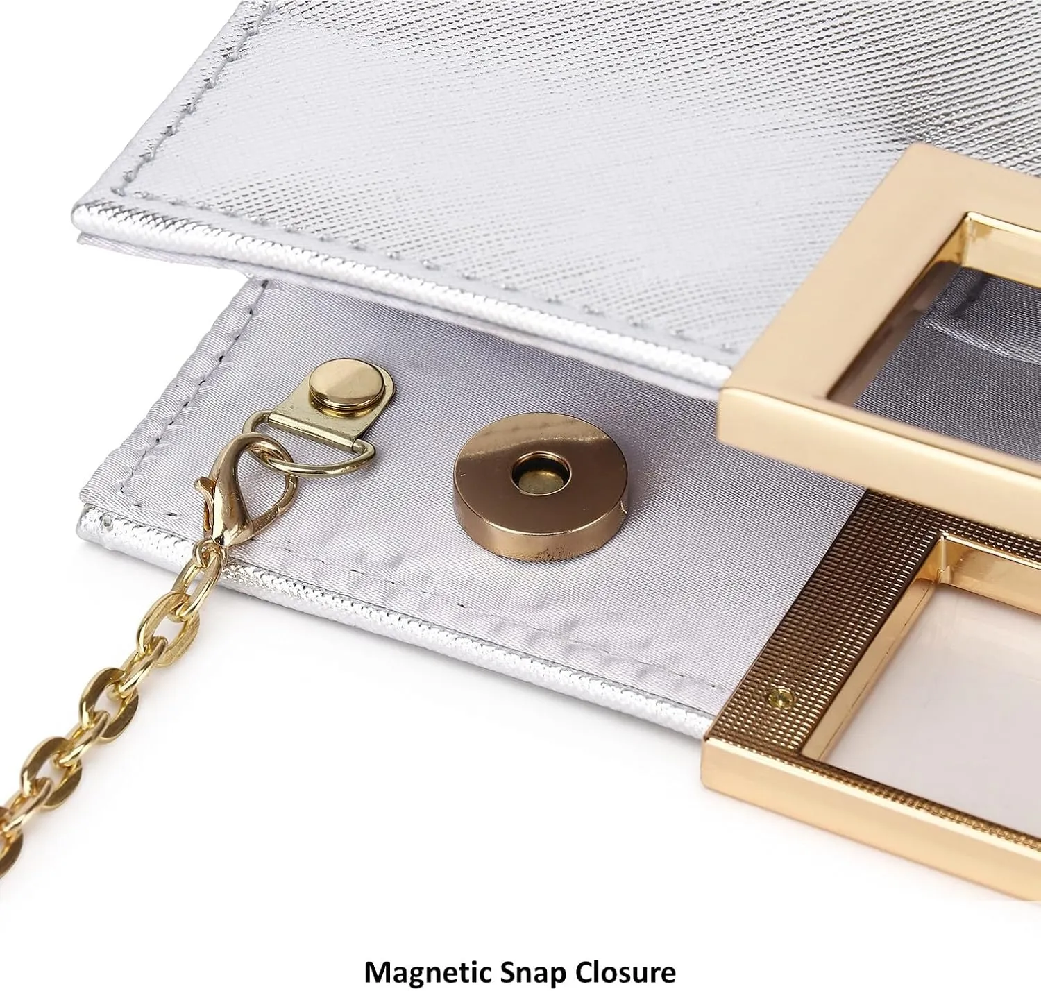 Clutch Purse for Women Fashion PU Leather Evening Bag Elegant Purse for Wedding Party Formal Daily Cocktail