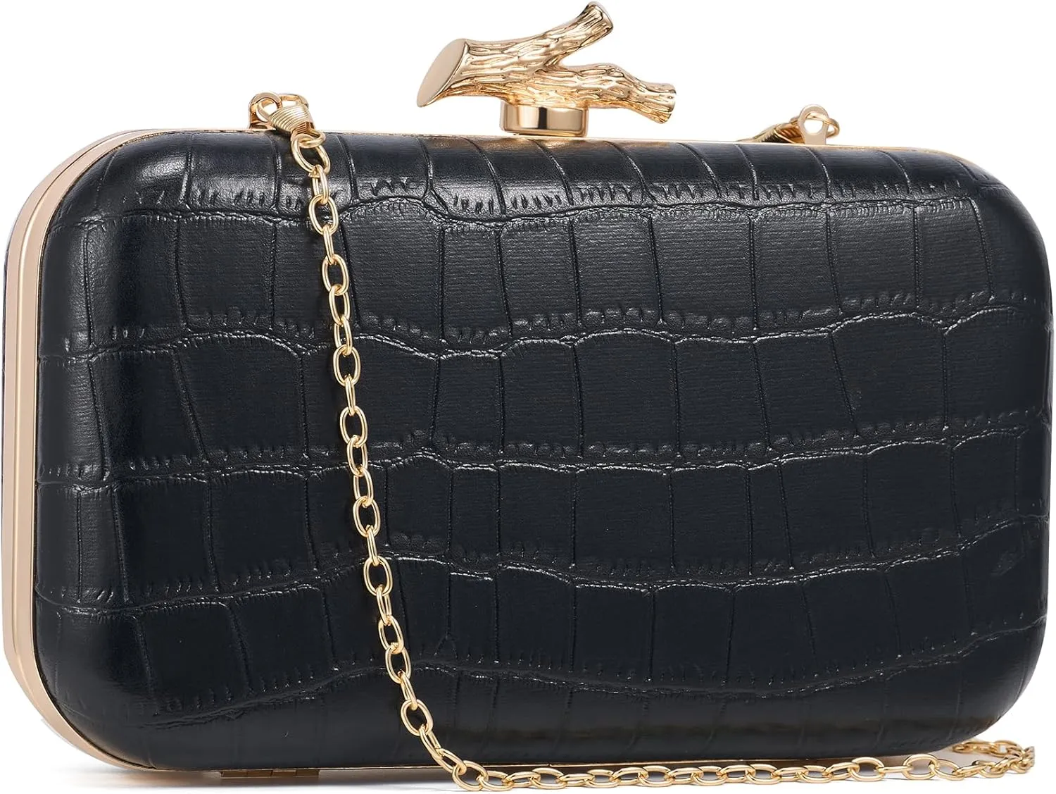 Clutch Purses for Women Evening/Wedding Chic Woven Bag Formal PU Leather Purse Designer Handbags for Women