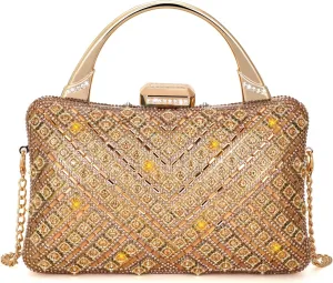 Clutch Purses for Women, Formal Evening Bag, Sparkly Rhinestone Purse for Party, Prom, Wedding