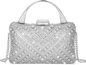 Clutch Purses for Women, Formal Evening Bag, Sparkly Rhinestone Purse for Party, Prom, Wedding