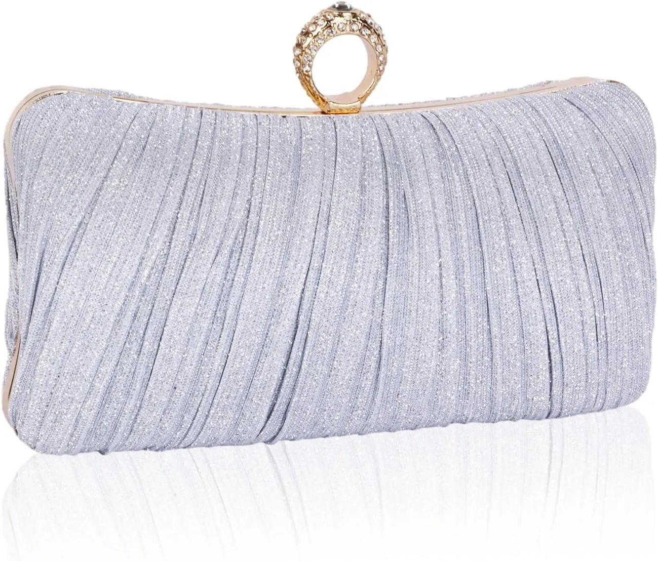 Clutch Purses for Women, Rhinestone Evening Bags Party Purse, Sparkling Handbag Purses for Bridal Wedding Evening Prom Party