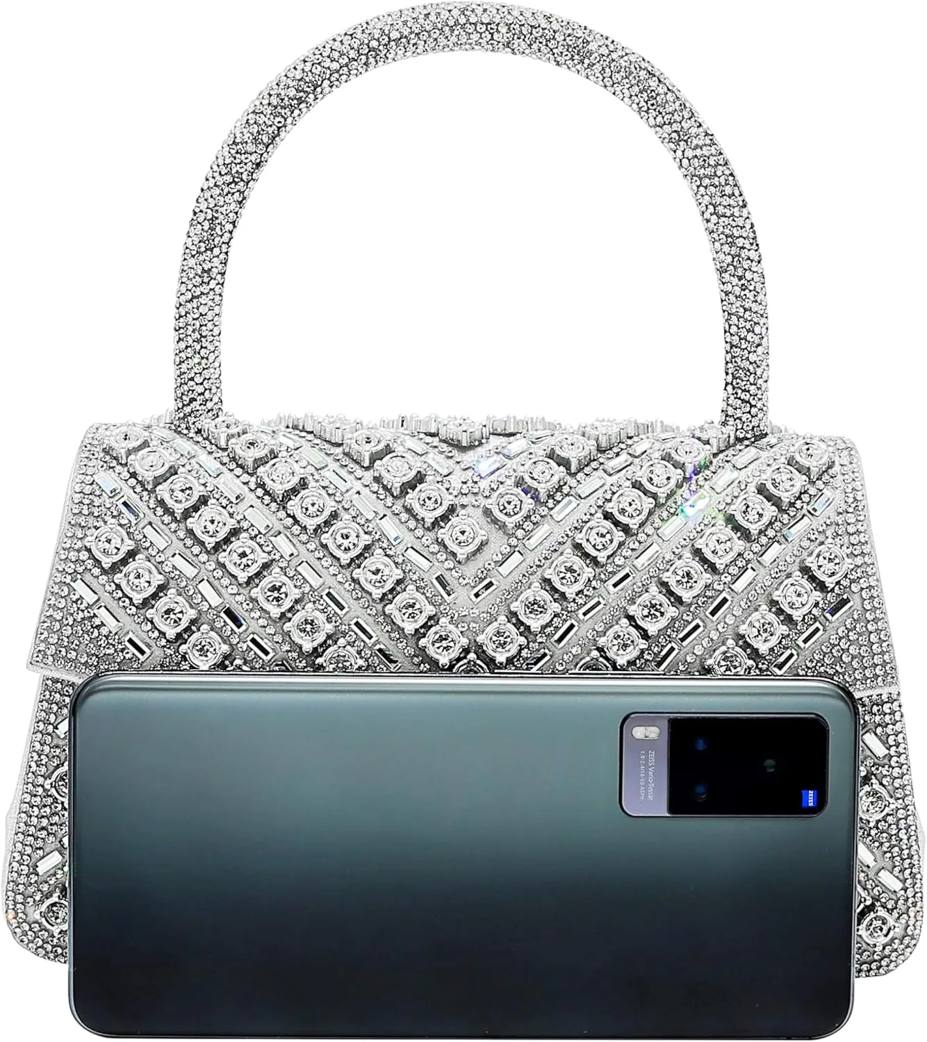 Clutch Purses for Women Sparkly Rhinestones Purses and Handbags for Wedding Party Evening Crossbody Bag with Chain