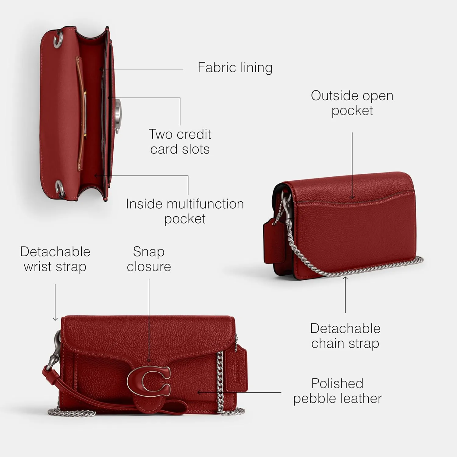 COACH Tabby Wristlet
