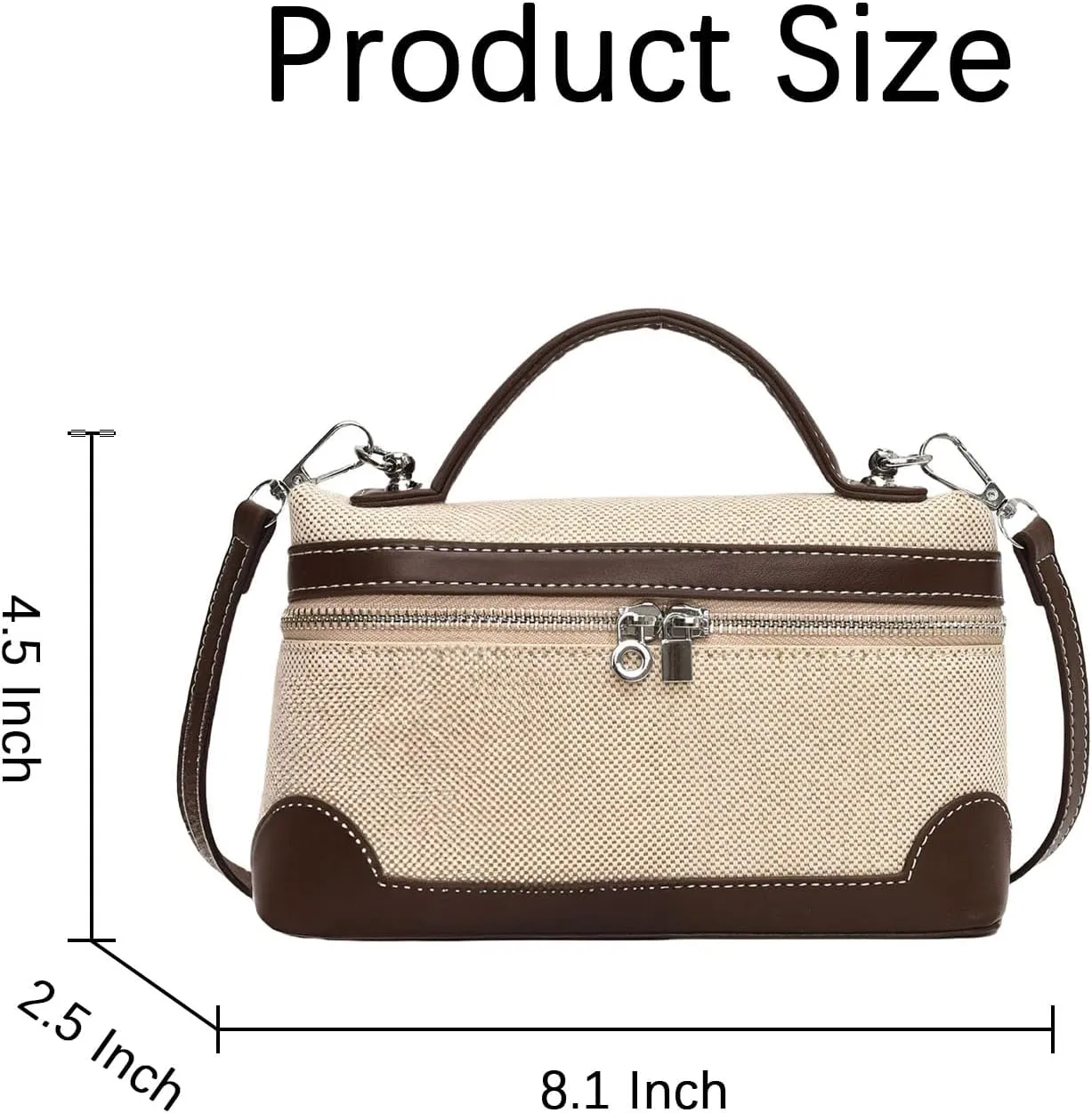 Crossbody Bag for Women Pouch Top-Handle Leather Bag Designer Shoulder Handbag Quiet Luxury Trendy Purse