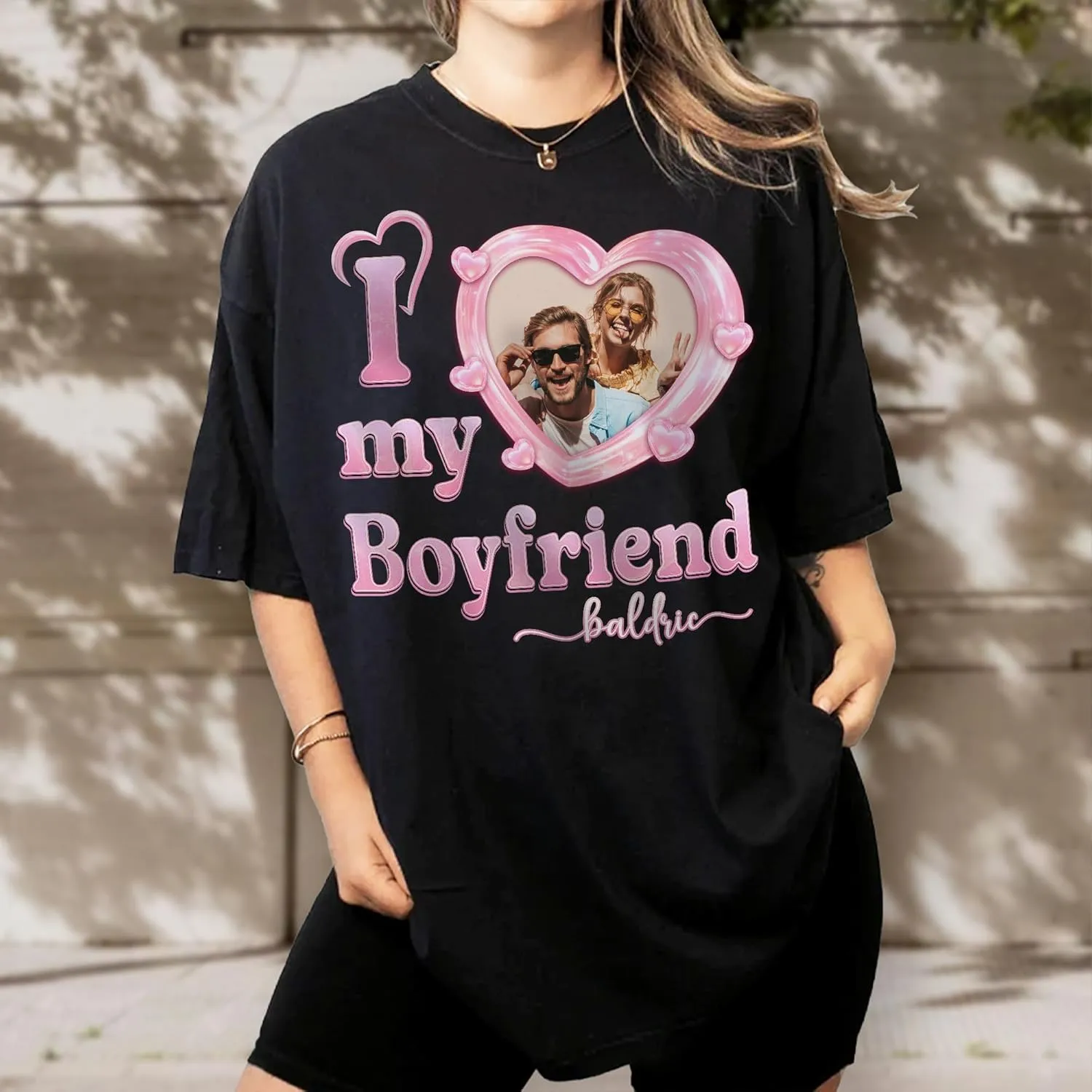 Custom Bootleg Rap Tee Shirt for Women & Men - Custom Face & Photo Picture Shirt Gift Idea for Couples, Family & Friends