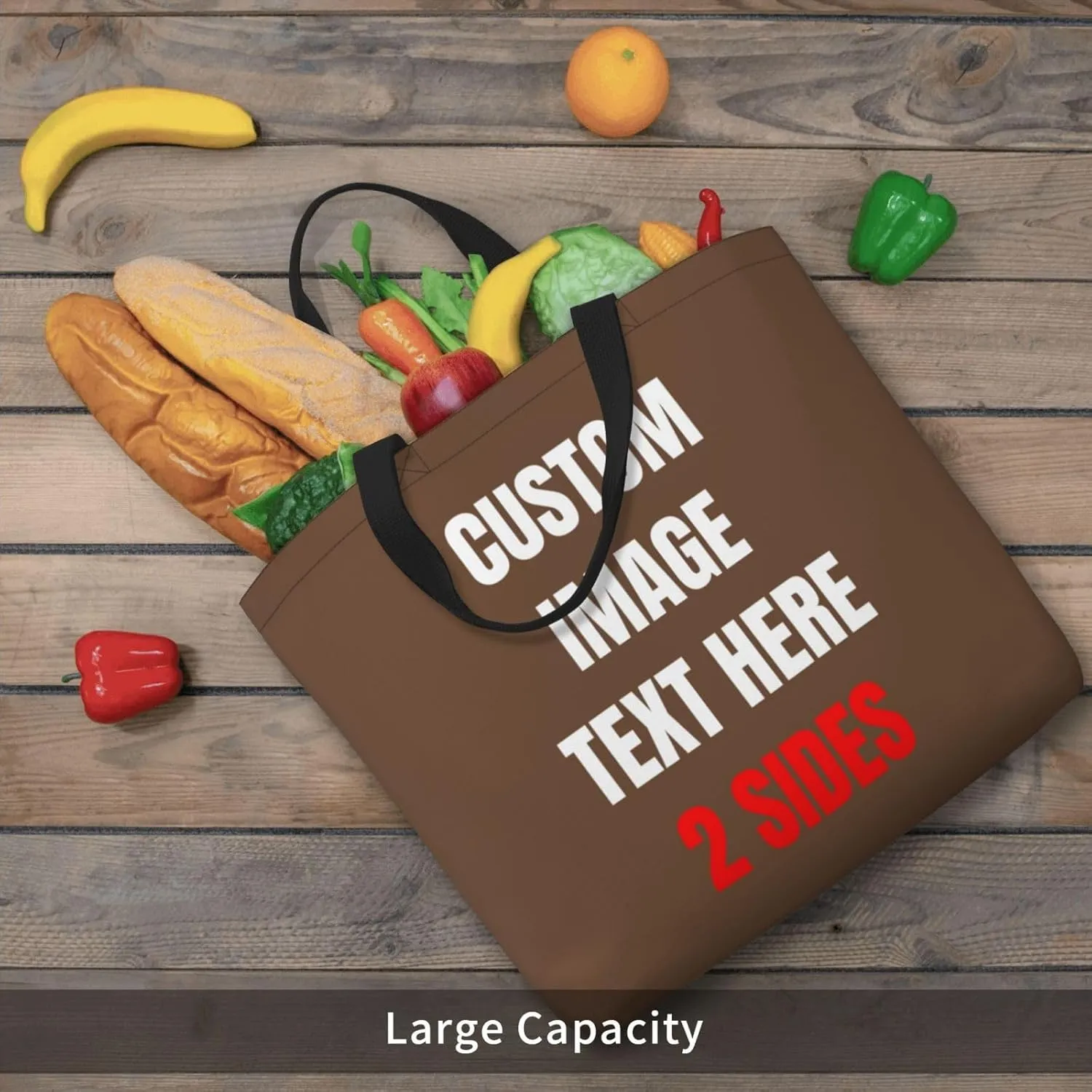 Custom Tote Bags Custom Bag With Logo Personalized Bags Shopping Bags Reusable Grocery Bags Bulk For Women Teachers Gifts