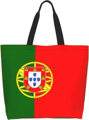 Cute Flag Tote Bag For Women Men Gifts Large Reusable Shopping Bags for Beach, Travel,Gym,Yoga