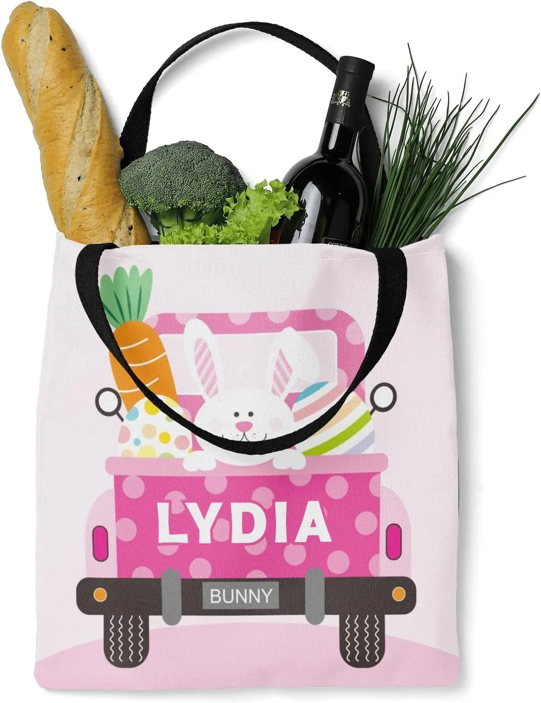 Cute Sea Turtle Personalized Canvas Tote Bags, Reusable Bags for Shopping,Travel,Handbag Gift