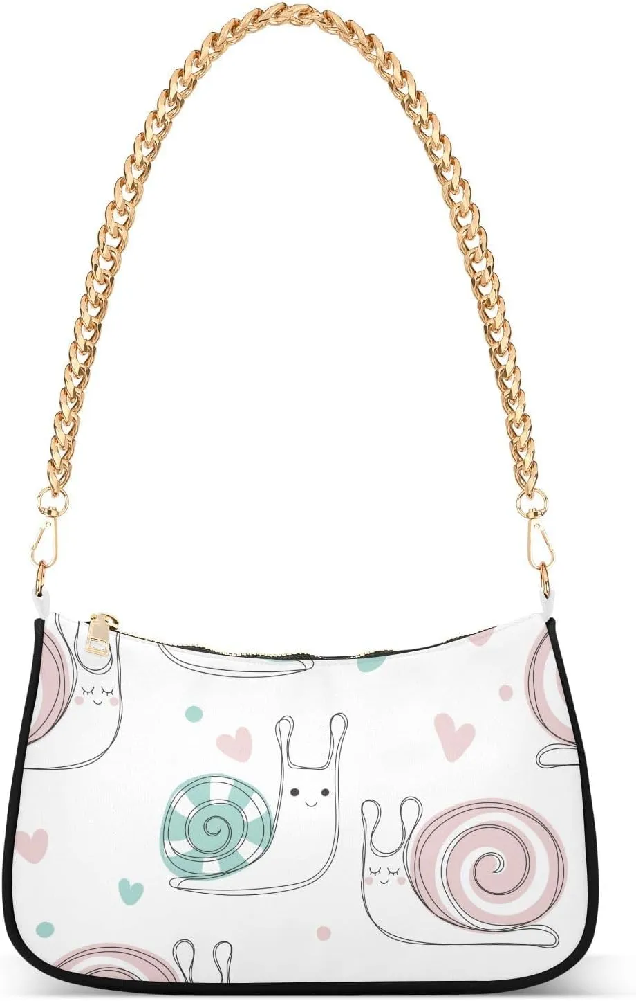 Cute Snail Pattern Shoulder Bags for Women, Mini Purse Small Shoulder Purses for Women Handbags Clutch Purse Trendy Purses for Women