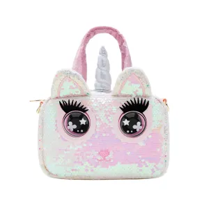 Cute Sparkly Bags for Girls Square Small Bag Magic Mirror | BeBling Bag