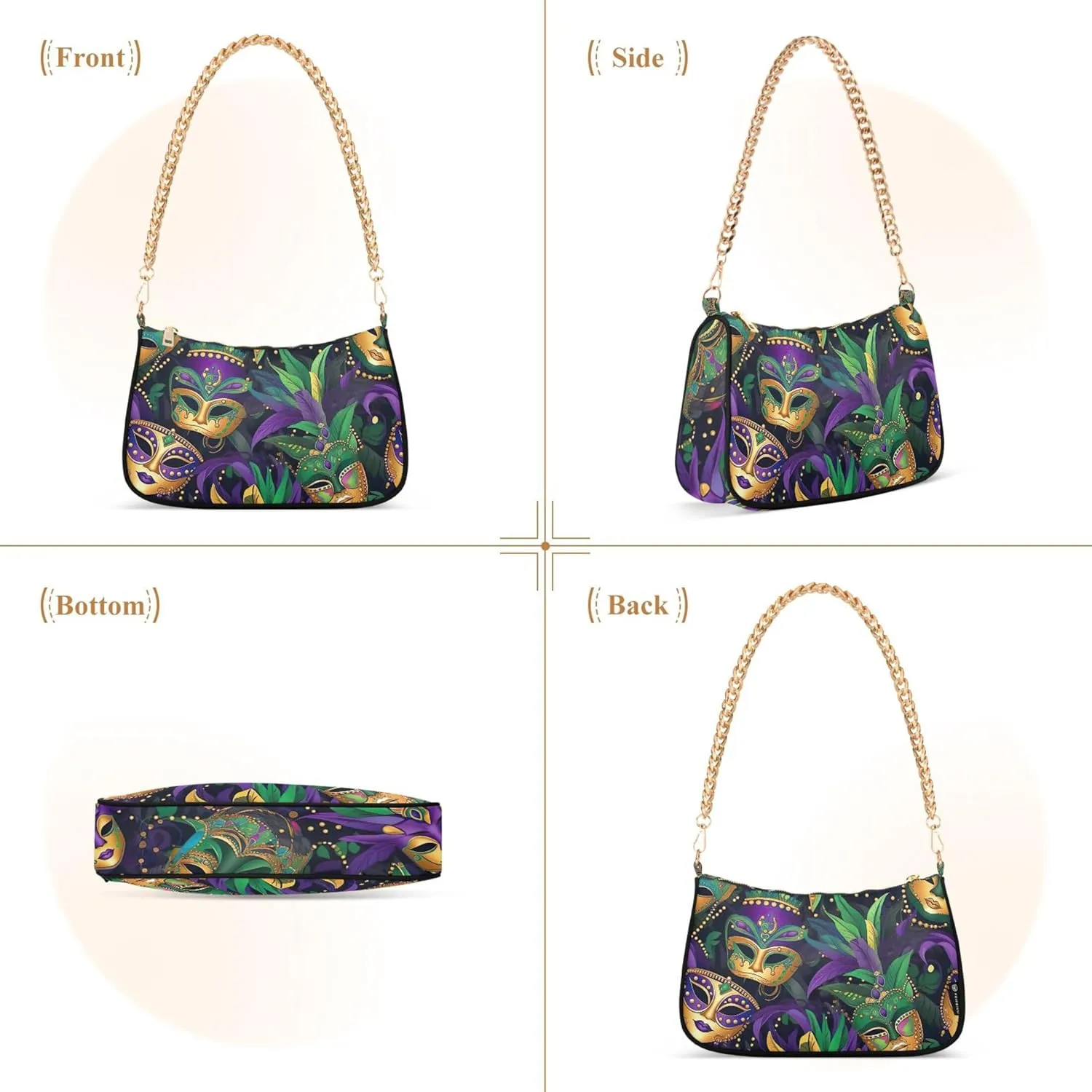 Daisy Flowers Blue Phone Wallet Purse Hobo Evening Purse Women Small Handbag Classic Shoulder Bags Formal