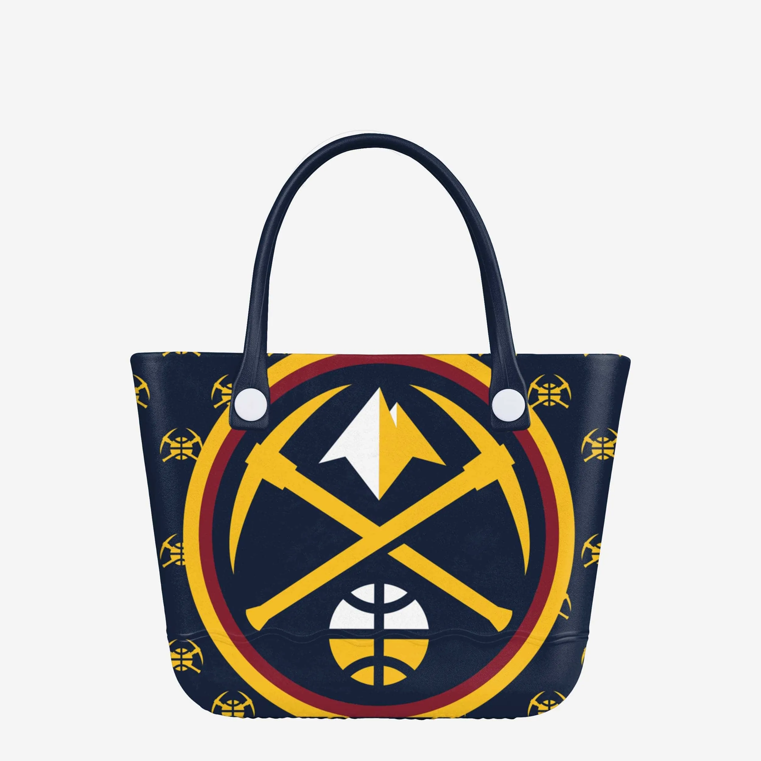 Denver Nuggets Big Logo Mini Print Tailgate Tote Bag