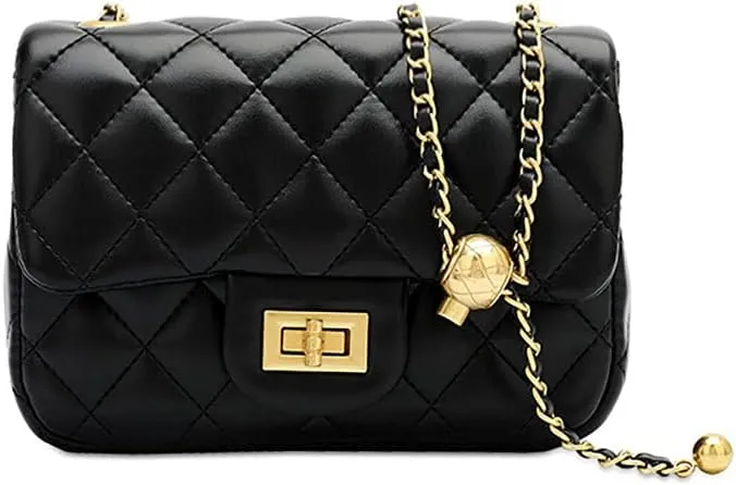 Designer Handbags Leather Clutch Small Quilted Purse Crossbody Bags for Women