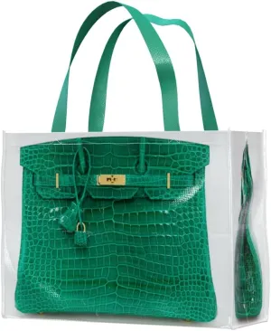 Designer Reusable Grocery Tote Bag, Large with Handles, Foldable Comfortable Shoulder Straps for Errands