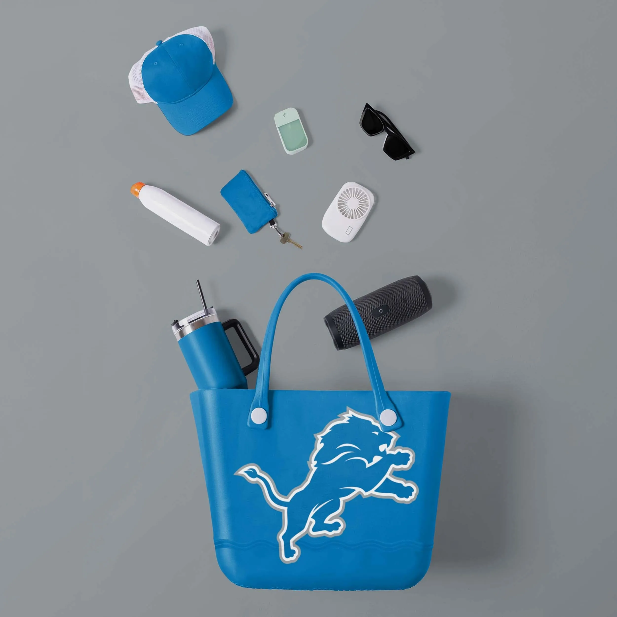Detroit Lions Big Logo Tailgate Tote Bag