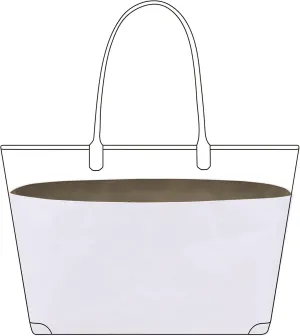 DGAZ Lightweight Purse Organizer Insert for Goyard Anjou/Artois/Saint Louis Bag,silk and DupontPaper handbag inner for Luxury Bags(Etoupe grey,Saint Louis GM)