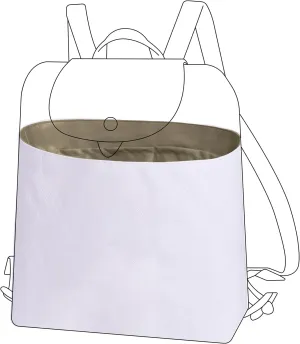 DGAZ Lightweight Purse Organizer Insert for Longchamp LE PLIAGE Backpack Bag,silk and DupontPaper handbag inner for Luxury Bags(Gris tourterelle)