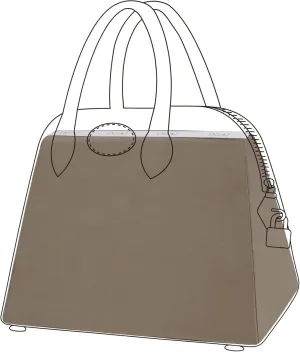 DGAZ Purse Pillow Shaper Insert for Bolide Bags, Silky Pillow Shaper for Luxury Handbags(Etoupe Grey,1923 mini)