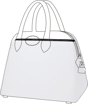 DGAZ Purse Pillow Shaper Insert for Bolide Bags, Silky Pillow Shaper for Luxury Handbags(White,1923 mini)