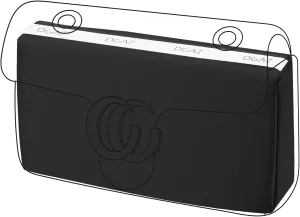 DGAZ Purse Pillow Shaper Insert for Gucci Marmont Bag, Silky Pillow Shaper for Luxury Handbags(Black,Marmont26)