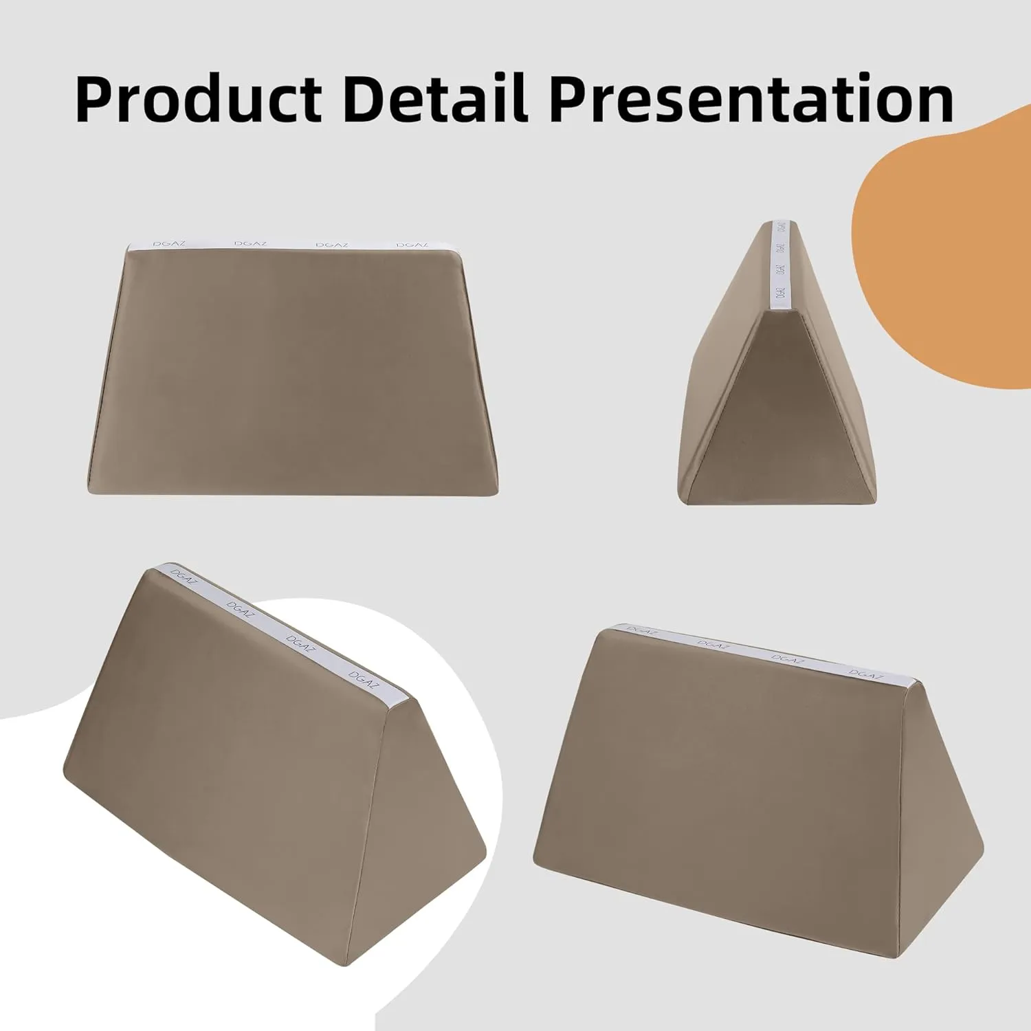 DGAZ Purse Pillow Shaper Insert for Hermes Kelly Bags, Silky Pillow Shaper for Luxury Handbags(Etoupe Grey,KL25 Sellier)