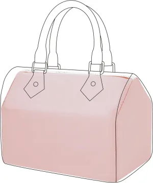 DGAZ Purse Pillow Shaper Insert for LV Speedy 16/New16/20/25/30/35/40/45 Bags, Silky Pillow Shaper for Luxury Handbags(Pink,20)