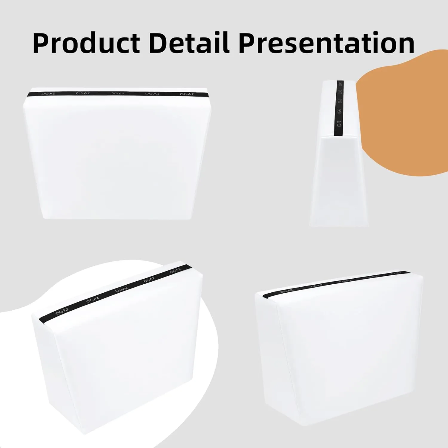 DGAZ Purse Pillow Shaper Insert for Neverfullbag, Silky Pillow Shaper for Luxury Handbags(White,MM)