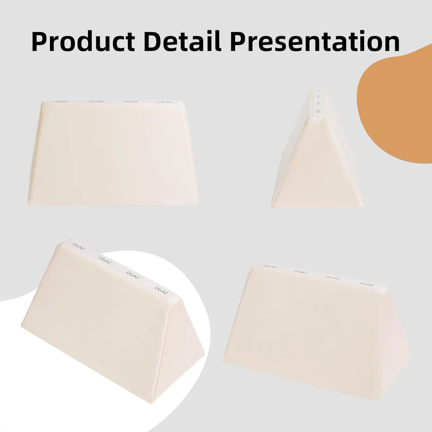DGAZ Purse Pillow Shaper Insert,Luxury Handbag Tote Shapers, Memory Foam- Fits Birkin 20/25/30/35/40/45/50 Bag(Craie,BK30 Retourne)