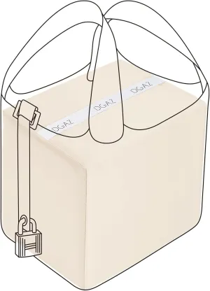 DGAZ Purse Pillow Shaper Insert,Luxury Handbag Tote Shapers, Memory Foam- Fits picotin14/18/22/26/31Bags(Craie,PC18)