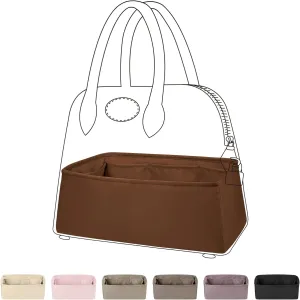 DGAZ Silk Purse Organizer Insert Fits Bolide 1923mini/25/27/31/35,Silky Smooth Bag Organizer，Luxury Handbag & Tote Shaper(Gold,Bolide31)