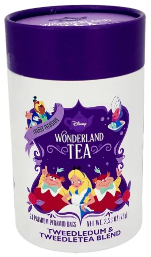 Disney Parks Exclusive - Alice in Wonderland Luxury Infusion - Tweedledum and Tweedletea Blend - 24 Bags