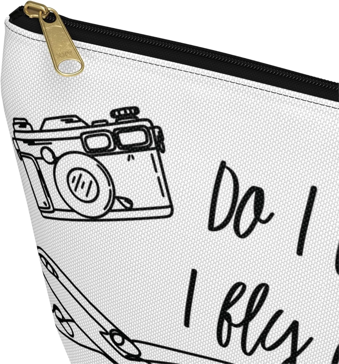 Do I look like I Fly Economy Travel Funny Makeup Bag Toiletries Women Bridal Party Traveler Travel Agent Small Accessory Bag