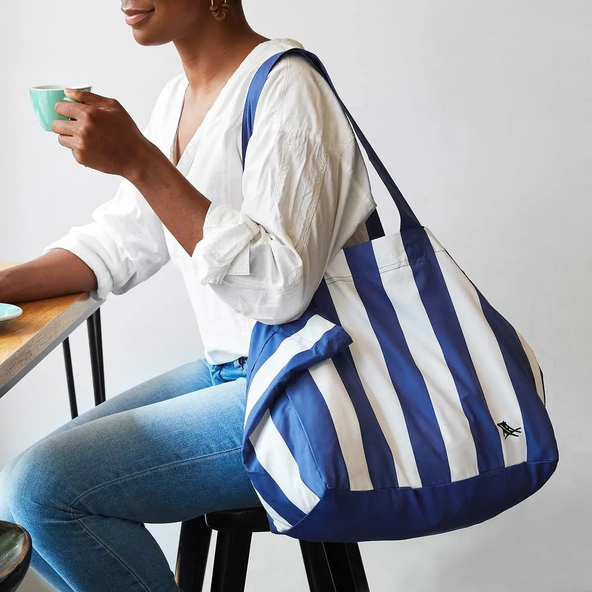 Dock & Bay Everyday Beach Tote Bag - Reusable Carrier Bag for Daily Use - Carries Up to 10kg - 100% Recycled Materials